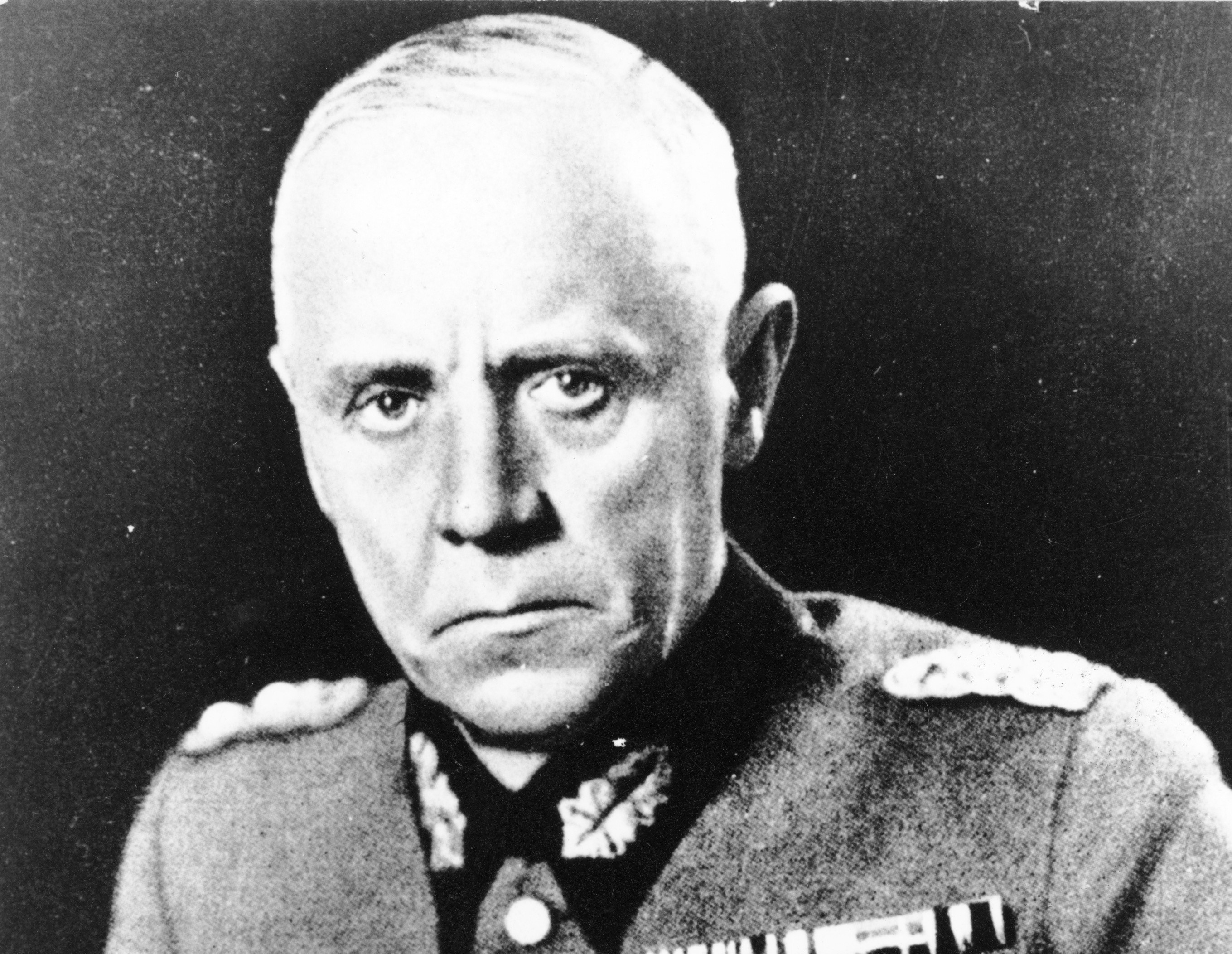 Ein General der deutschen Wehrmacht in Uniform