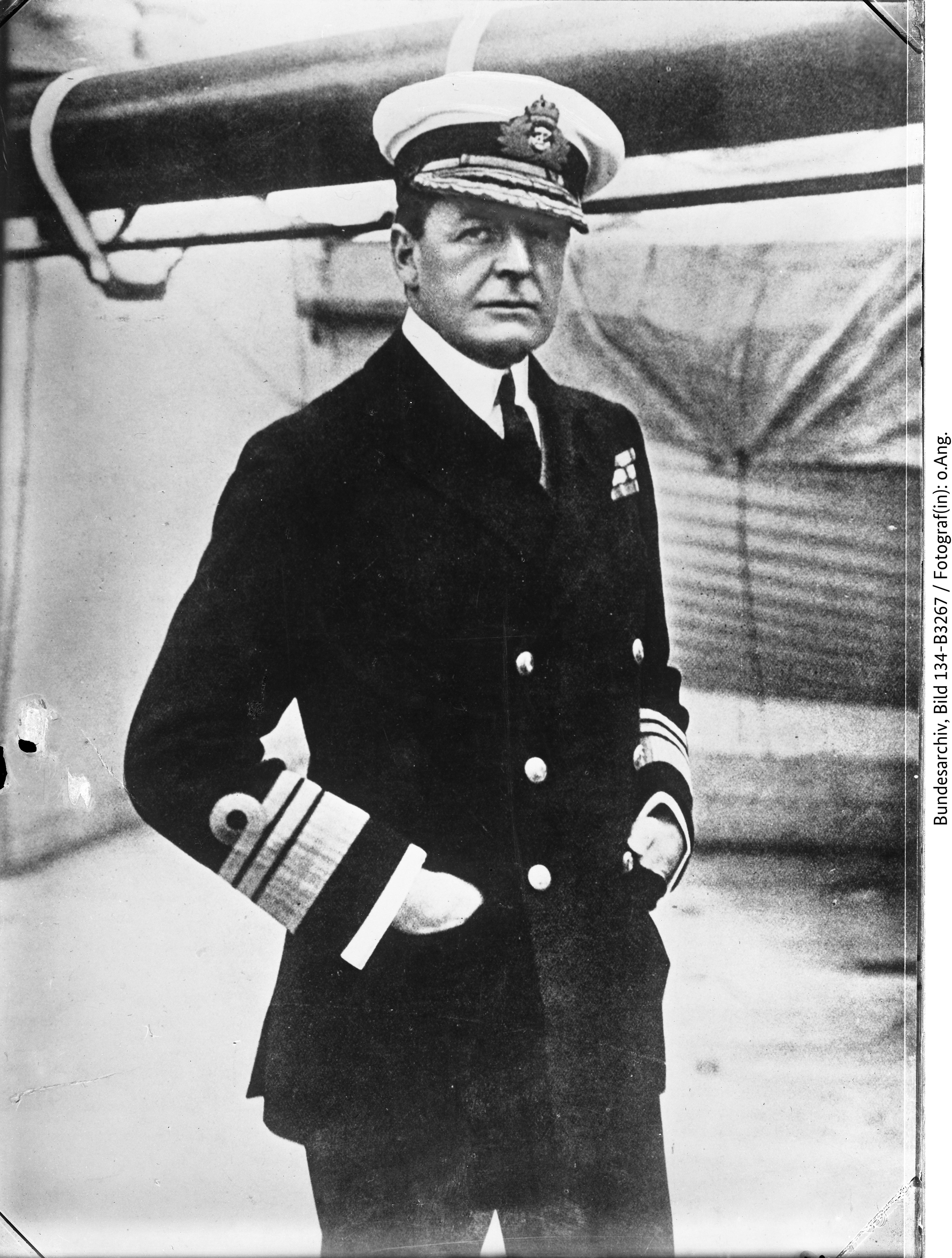 Portrait von Vizeadmiral David Beatty 