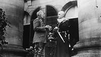 Kaiser Wilhelm II und Pavlo Skoropadskiy