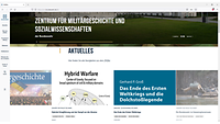 Screenshot der neuen Website www.ZMSBw.de
