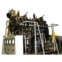 4-Takt Einblasedieselmotor von MAN Baujahr 1912