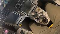 Blick ins Cockpit eines Eurofighters