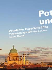 Blick über die Gebäude von Potsdam