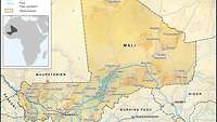 Karte von Mali