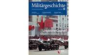 Coverbild der aktuellen Ausgabe der "Militärgeschichte" mit einer Militärparade der NVA in Ost-Berlin, 1975.