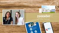 Zwei Frauen im Tonstudio