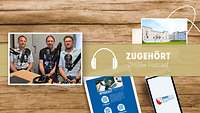 drei Männer im Tonstudio