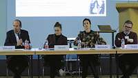 Wissenschaftlerinnen und Wissenschaftler diskutierten in insgesamt vier Panels