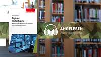 Abbildung eines Lagezentrums. Auf großformatigen Wandbildschirmen laufen Informationen zusammen. 