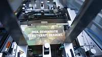 Anschreiben zum Neuen Wehrdienst in der Druckerei